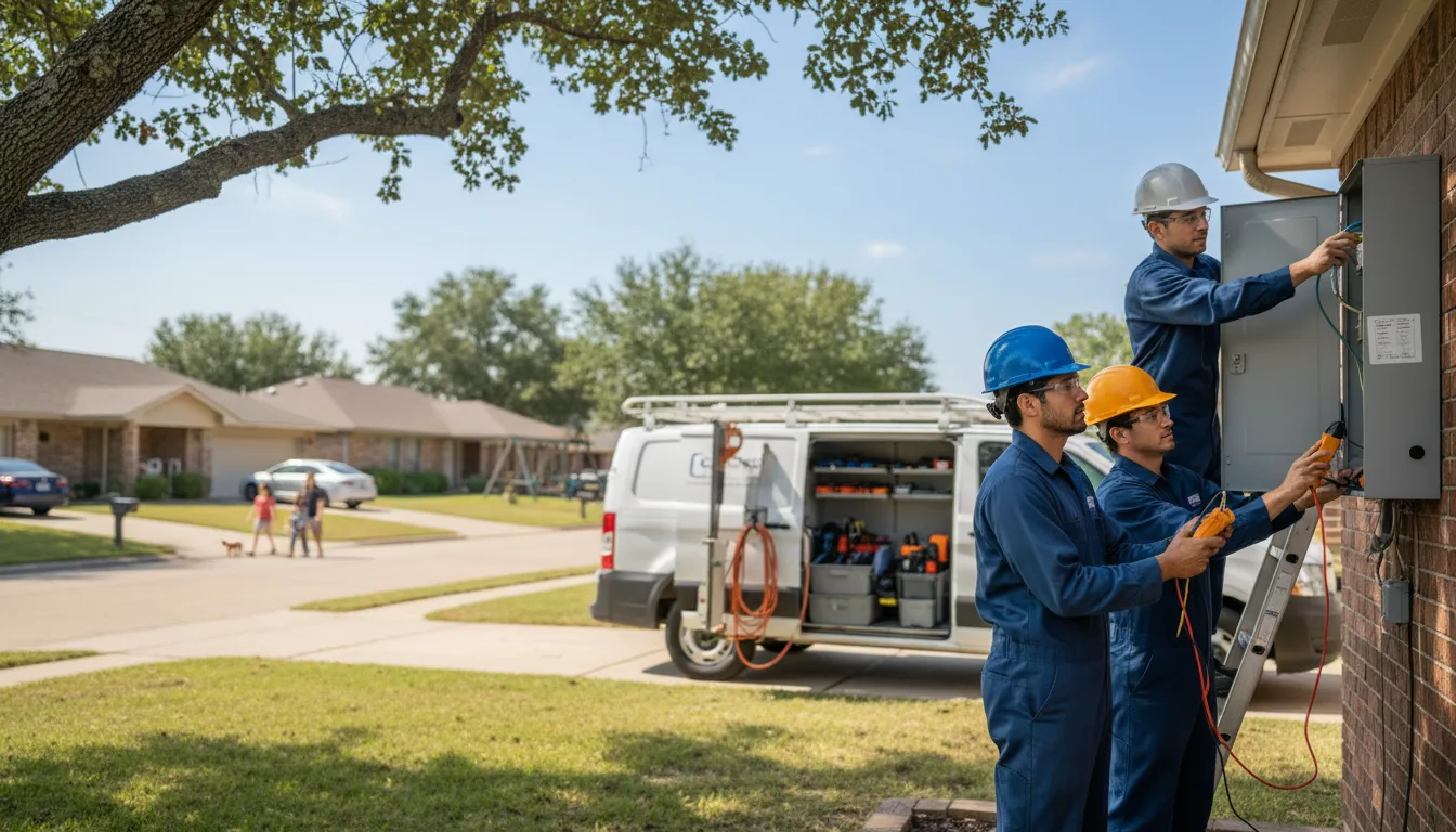 Certified electrician providing emergency electrical services in Parkersburg, IA